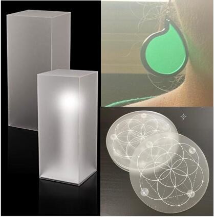 Texture Clear Plastic Frosted Acrylic Sheets 8mm Decorative