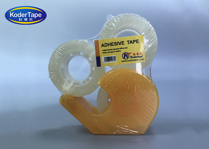 Office Scheool Bopp Stationery Tape Set 40MIC Thickness With Tape Dispenser