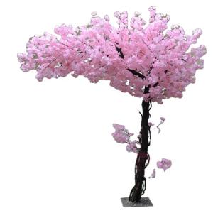 China Fiberglass Artificial Cherry Blossom Trees UV Stabilized 140cm Height Waterproof wholesale