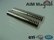 High quality small disc/round shape neodymium magnet D8X3mm