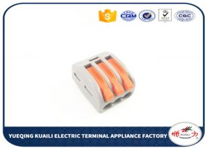 China Quick Release Splicing Wire Connectors Terminals Connection Compact Wago KLI-413 wholesale