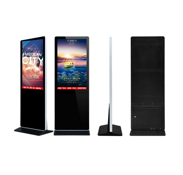 Alone standing 55" inch TFT LCD LED digital AD totem WIFI Android monitor