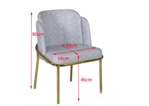 China Home Furniture 49cm 59cm Fake Leather Dining Chairs wholesale