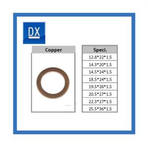 China Oil Drain Plug Copper Gasket Auto Stamping Part wholesale
