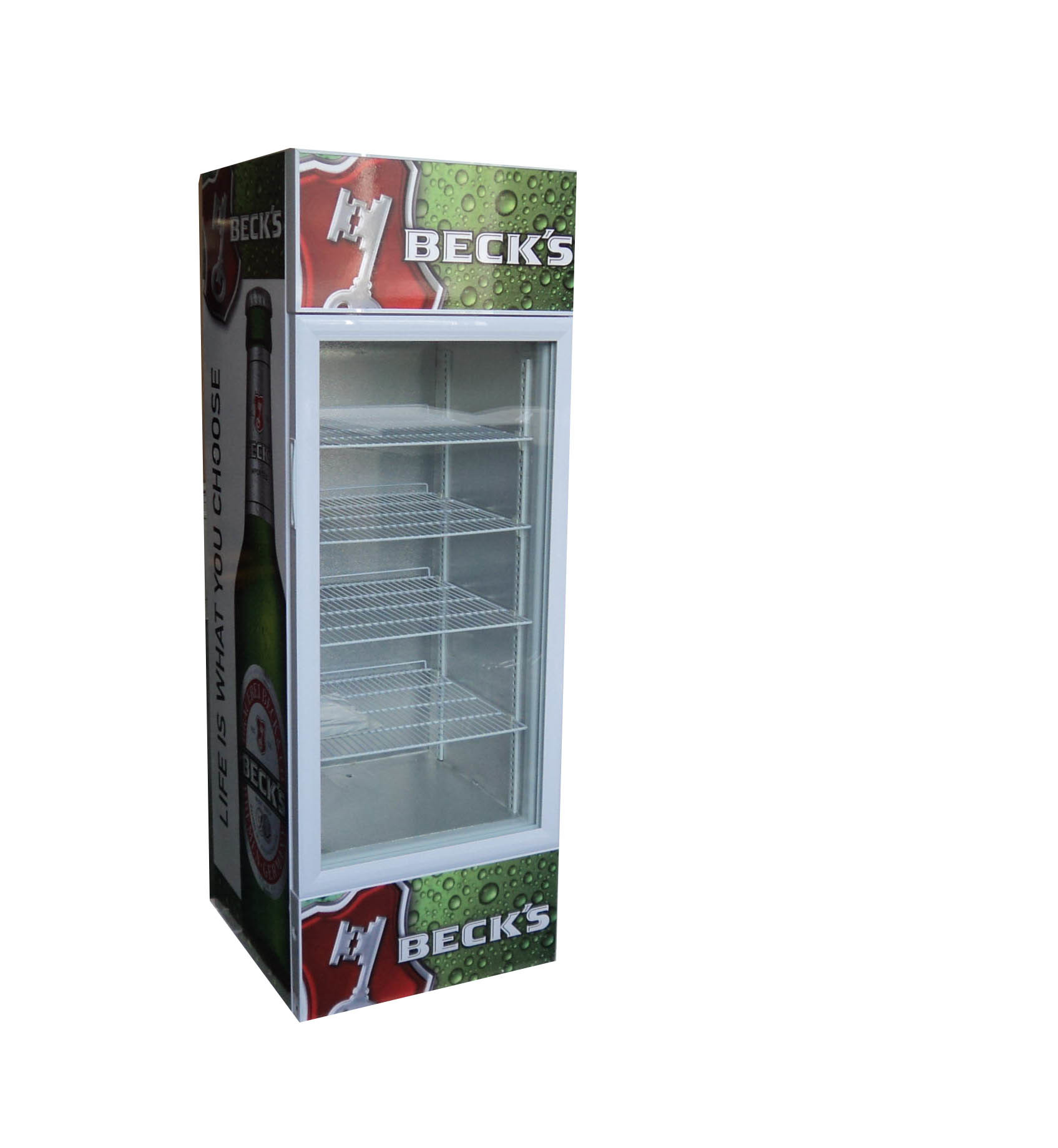 190L retro slim cooler Pepsi beverage cooler / upright display refrigerator showcase SC190B