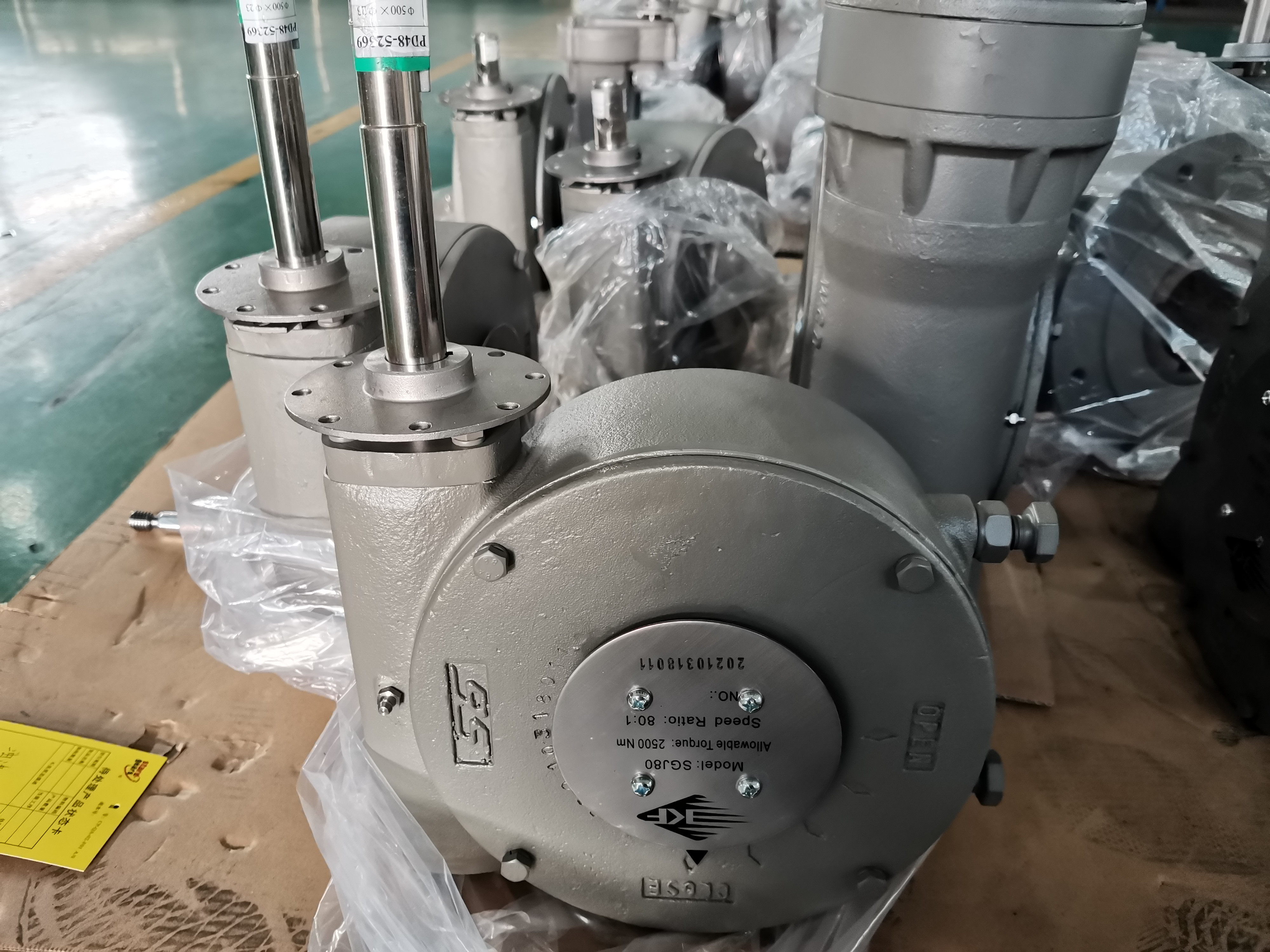 Aluminum Bronze Worm Gear NBR Sealing Materials For -20℃ 120℃ Working Conditions