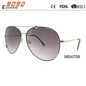 China New sale style fashion metal sunglasses ,UV 400 Protection Lens wholesale