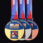 Zinc Alloy Metal Sports Custom Medals 2D 3D Gold Silver Award Medal