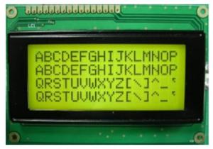 China STN Yellow Green Positive1604 Character LCD Display Module COB 16x4 wholesale