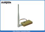 Professional Wireless Video Transmitter With 1500mW , 2KM Transmit Distance