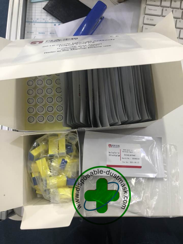 One Step Covid-19 Virus Detection Test Kit Diagnostic Reagent Test Kit With Ce Iso