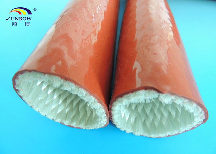 Silicone Coated Fireproof Sleeve Heat Resistant for Hose Assemblies and Cables