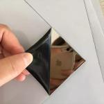 Astm 201 430 Stainless Steel Sheet Golden Mirror Finish Titanium Gold Coated