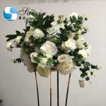 Acrylic Wedding Flower Stand 100cm Gold For Wedding Table Decoration