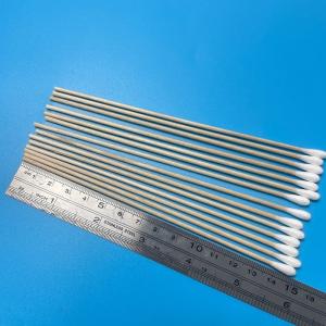 China 5mm Diameter Cotton Tip Wooden Cotton Swab 150mm Long Disposable Swab wholesale