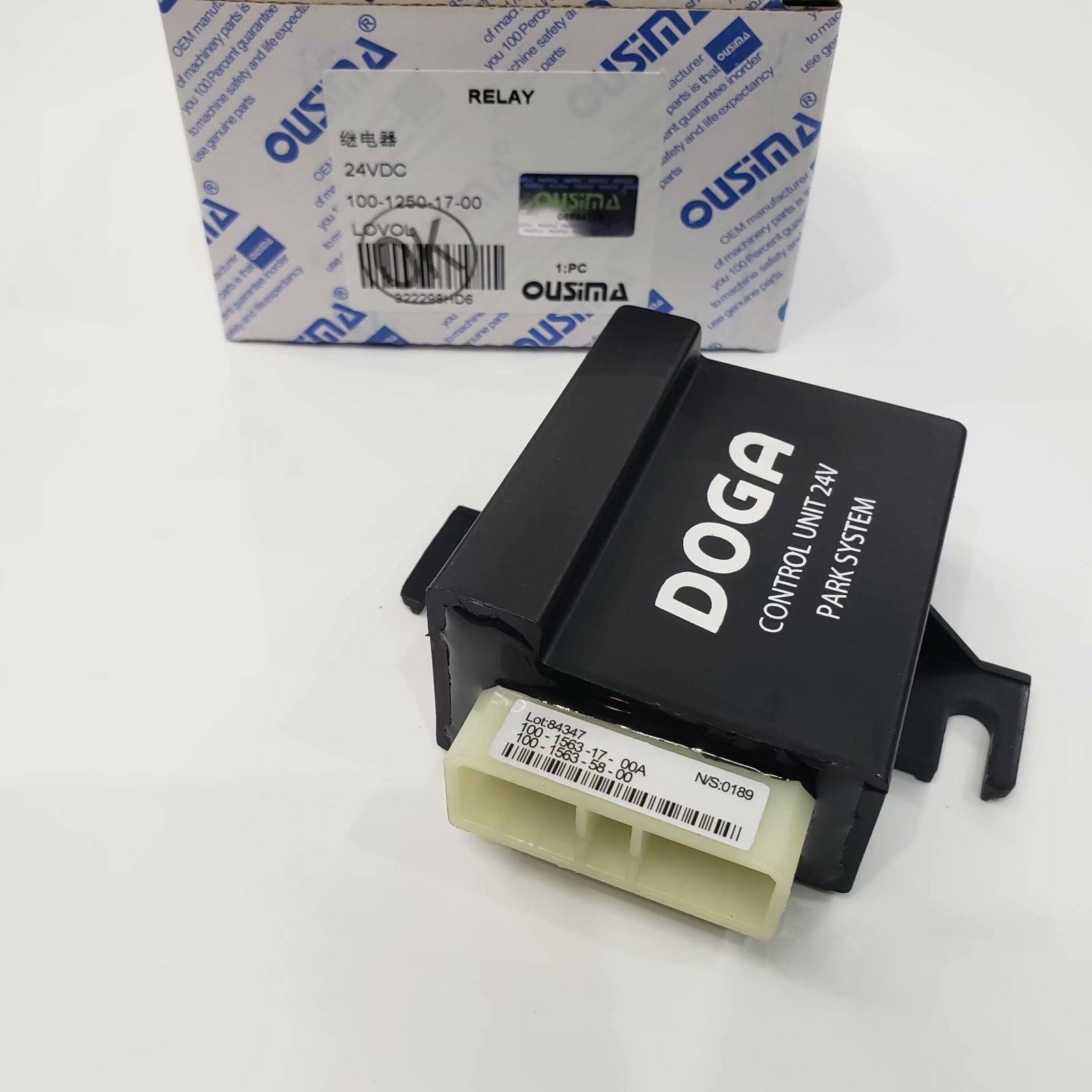 OUSIMA Excavator Parts Relay Safety 100-1250-17-00 24V Safety Relay 10012501700 For LOVOL
