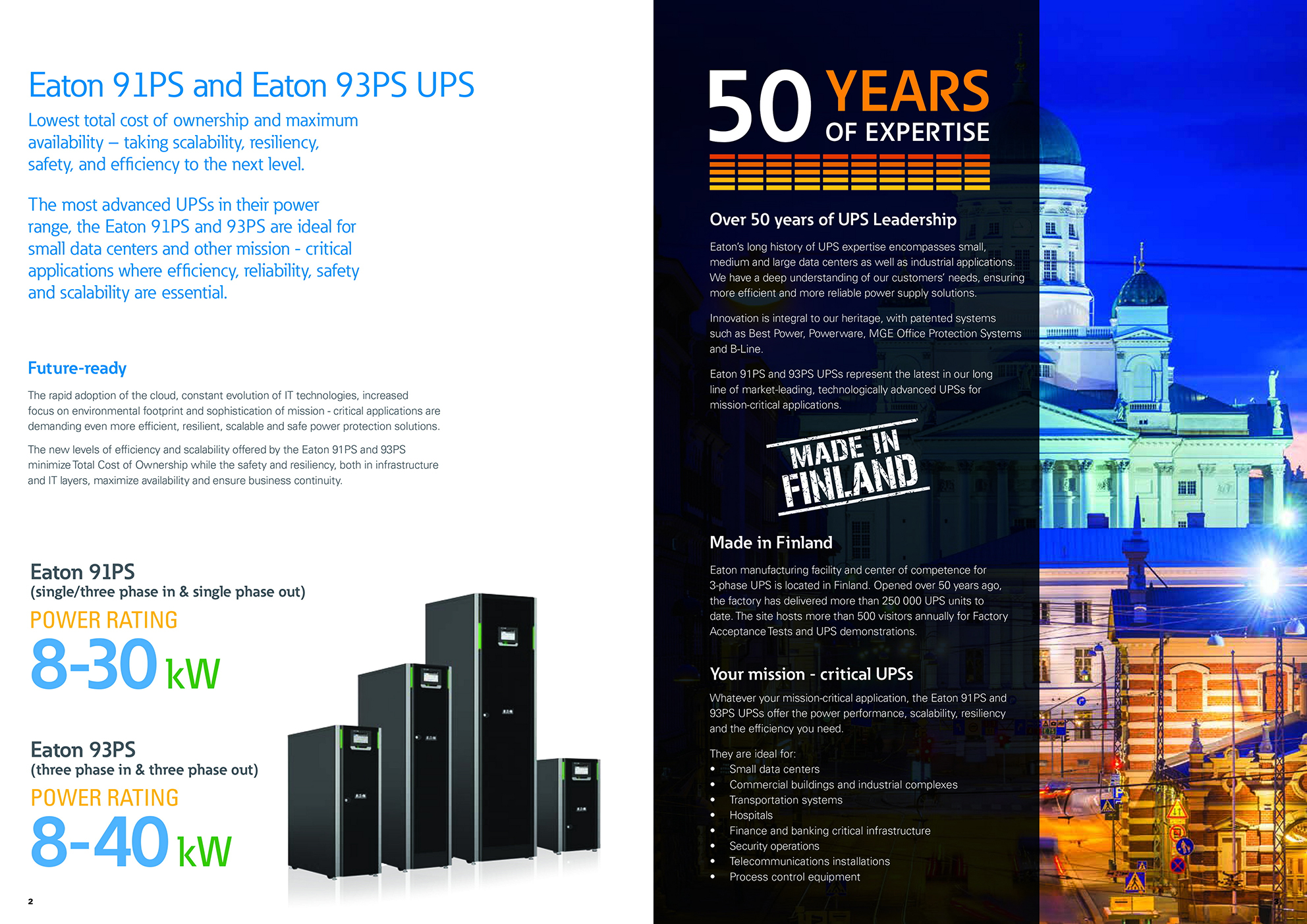 Eaton online UPS power supply 1000W 2000W 3000W 15kva 20kva 25kva 30kva 3 phase ups system