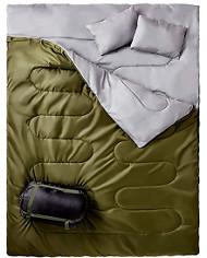 China 4 Season Double Person Mummy Envelope Sleeping Bags Backpacking wholesale