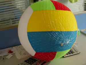 Outdoor Play 40cm Inflatable Mesh Bouncing Football Kids Ball Outdoor Toy for Children