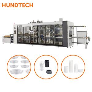 China Plastic Vacuum Industrial Thermoforming Machine 35 Shot / Min wholesale