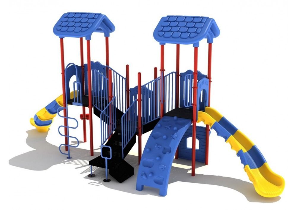 OEM Outdoor Playground Equipment Plastic Playground Water Slide Customized Color