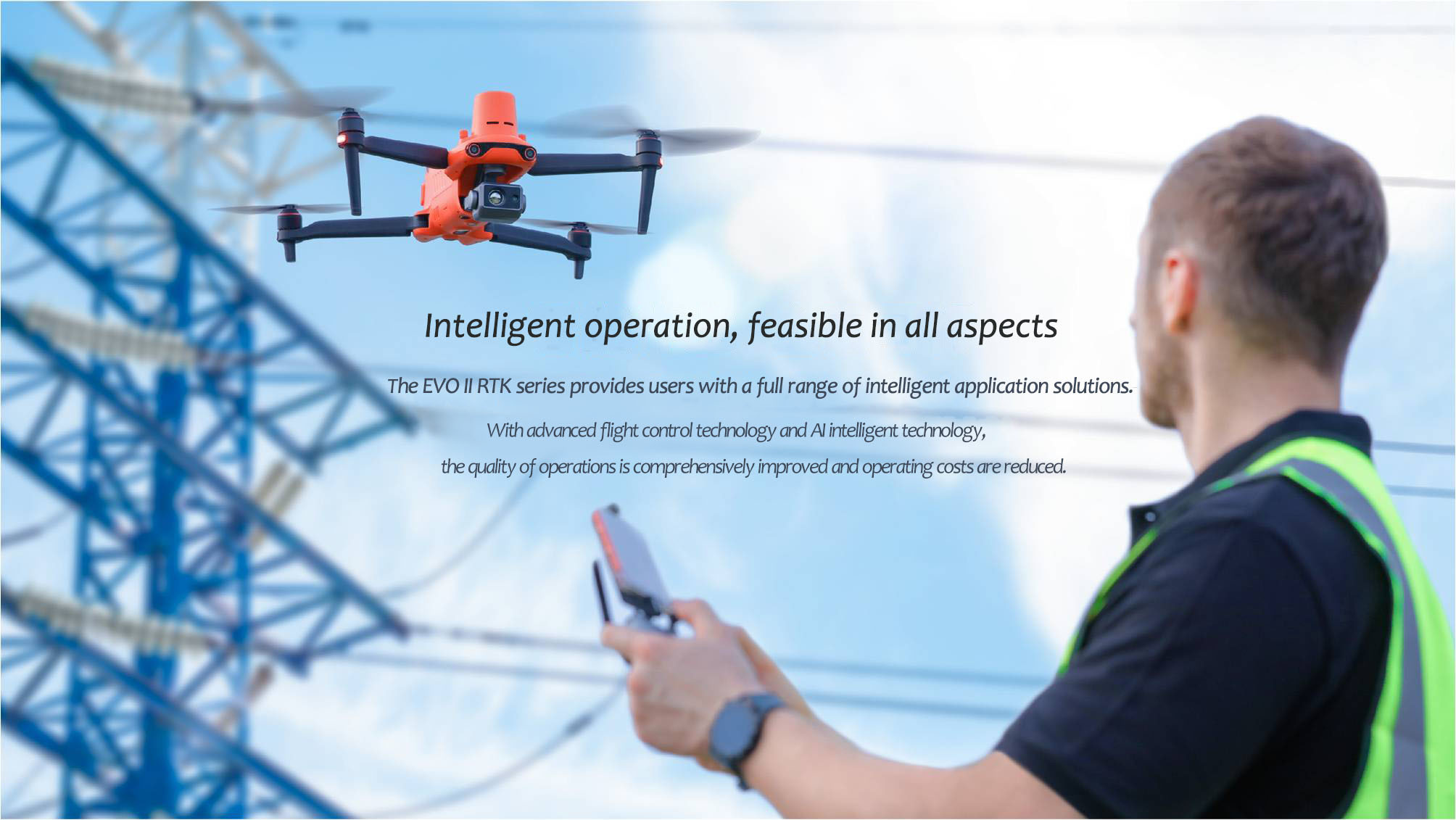 Long Range Surveillance UAV Aerial Mapping Drone 640X512 Thermal HD Penta-Eye Camera 8K HX640TV3