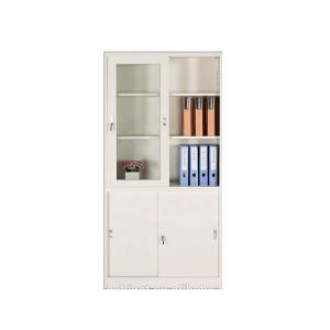 China Waterproof Knock Down Sliding Glass Door Metal Display Cabinet wholesale