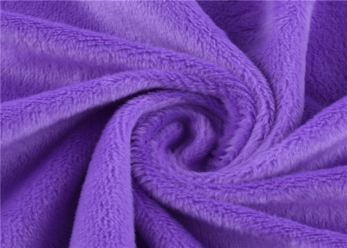 Customize Colours Super Soft Short Pile Plush Velboa For Toys Baby Garments