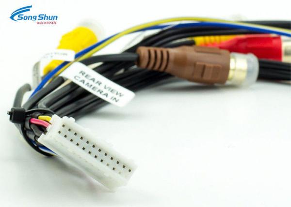 Home Appliance Auto Car Audio Extension Cable , 10 Inch 250mm RCA Audio Wiring