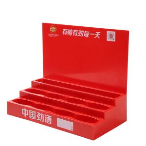 China Economical Acrylic Tabletop Drinks Display Stand Case 340*280*100MM wholesale