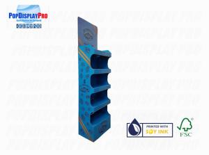 China Impactful Instore Cardboard Food Shelf Displays Floor Freely Standing wholesale