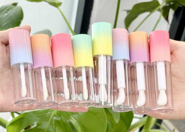 Empty 4ml 6ml Makeup Packaging Heart Shape Luxury Containers 6ml Big Brush Lip