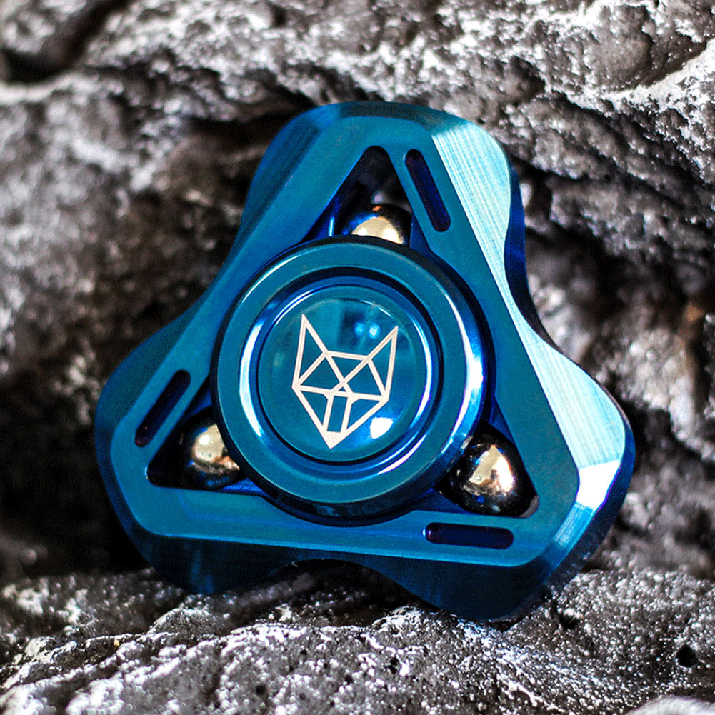 Pressure Relief Metal Fidget Spinner Bearing 2-4 Min Spin Time Ideal for Meditation and Focus