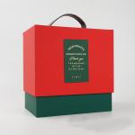Dustproof Varnishing Holiday Gift Box Packaging Stackable For Christmas