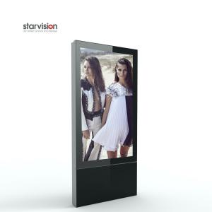 China Single 55 Inch H178 V178 Angle Indoor Digital Signage 206.9W For Shopping Mall wholesale