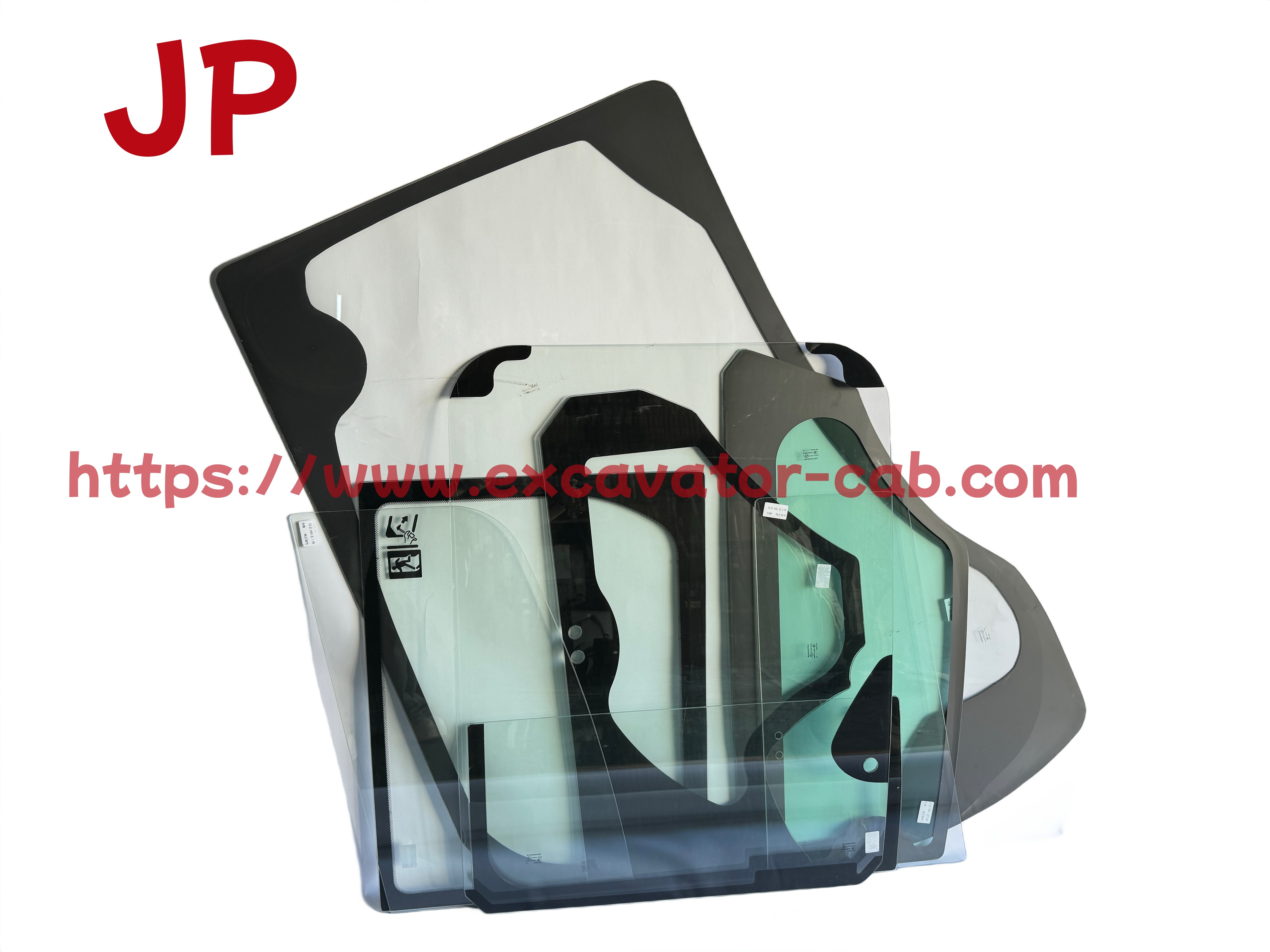 Excavator Cab Full Glass For Hitachi ZAX200-5G/-5A