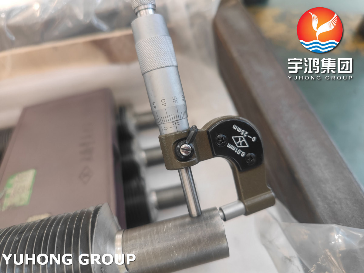 ASTM A179 Wound Fin Tube L Type With Material AL 1060 For Air Cooler Boiler