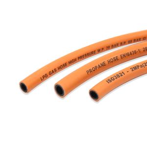 China EN16436 5/16&quot; NBR Material Orange Rubber LPG Gas Pipe High Pressure wholesale