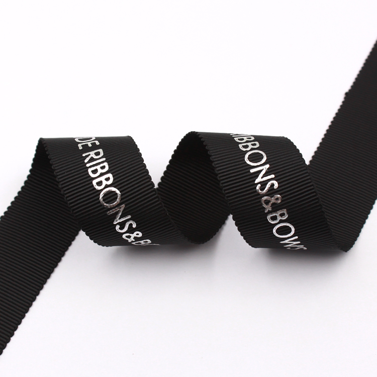 Custom Logo Personalised Printed Ribbon 1 / 2 Inch Width Single Face Style
