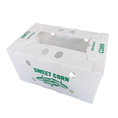 OEM Broccoli Fruit Corrugated Boxes Corrugated Plastic Delivery Box