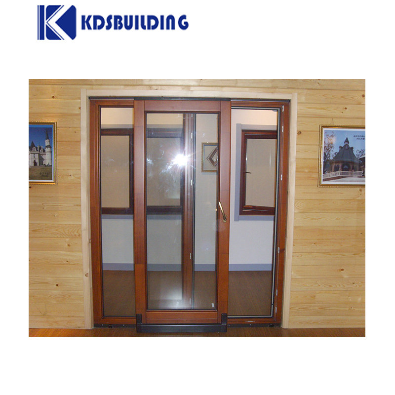 KDSBuilding Manufacturer Timber Solid Wood Frame Lift And Sliding Door With Glass