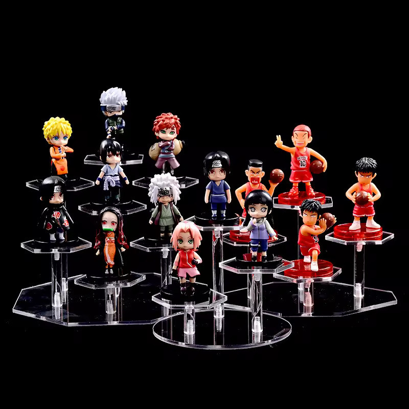 Assembled Acrylic Display Stand For Action Figures Dolls Jewelry Perfume Organizer