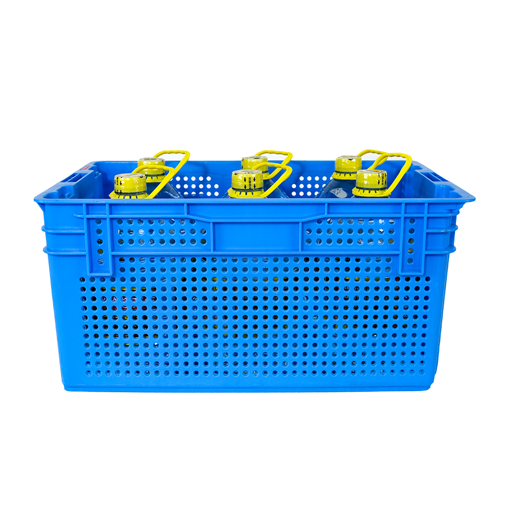 PP Moving Nestable Stackable Basket for Storing and Transporting Fresh Vegetables