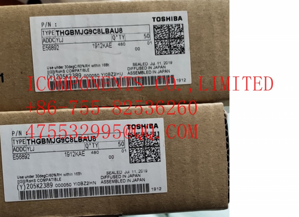 THGAF8G8T23BAIL Kioxia NAND FLASH IC 256Gb （32G x 8） UFS 153-WFBGA（11.5x13）