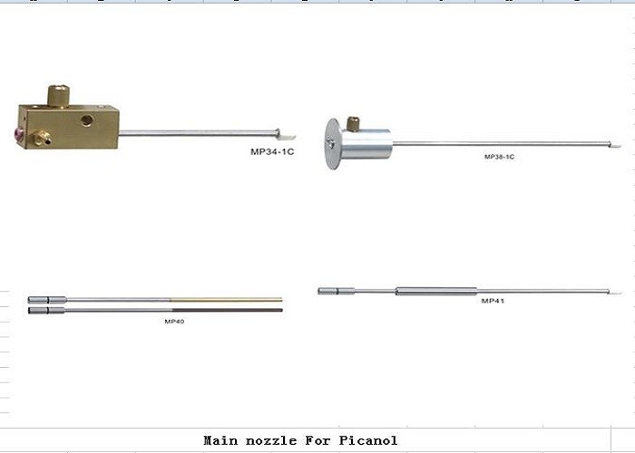 Main Nozzle Weaving Loom Spare Parts , Air Jet Loom Parts Long Service Life