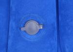 Waterproof Blow Up Travel Pillow , Black / Blue Self Inflating Travel Pillow