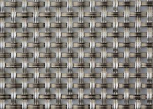 China Decorative Crimped Woven Wire Mesh Cloth Wall Coverings SGS wholesale