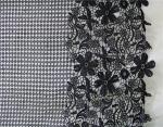 Garment Accessories Chemical Lace Fabric Water Soluble Embroidery lace fabric in