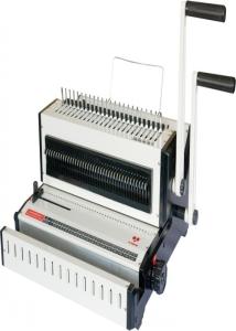 China Desktop Office Wire Comb Binding Machine Machine Size 450x430x270mm Cw2016 wholesale