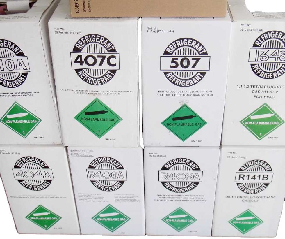 R407C Refrigerant Gas Cylinders Colorless 1700 GWP Non ODP